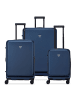 Roncato Florence 4 Rollen Kofferset 3-teilig mit Dehnfalte night blue