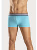 H.I.S Boxershorts in hellblau/türkis/mint/petrol