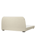 Beliani 10-tlg Doppelbett ROISEL in Beige/Schwarz