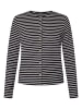 Zero  Sweatjacke mit Knopfleiste in Dark BlueCream