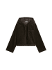 Marc O'Polo DENIM Kapuzen-Cordbluse relaxed in Black Espresso