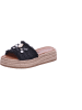 Tamaris Damen Pantoletten Da.-Pantolette in Schwarz