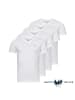 HARVEY MILLER POLO CLUB Harvey Miller 4er Set T-Shirt "Vneck " in Weiß