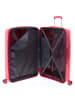 Gladiator 0800 4 Rollen Trolley 76 cm mit Dehnfalte in red