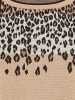 Olsen Strickpullover Urban Wild Henny in beige schwarz - 0001