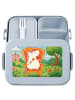 Mr. & Mrs. Panda Lunchbox Einhorn Prinzessin Design ohne Spruch in Blau Pastell