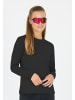 Endurance Langarmshirt Alvaly in 1111 Black Melange