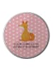 Mr. & Mrs. Panda Keksdose Einhorn Fuchs mit Spruch in Rot Pastell