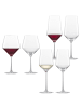 Zwiesel Glas 6er Set Rot- und Weißweingläser Pure transparent in transparent