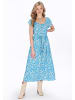 usha FESTIVAL Women Dress in blue offwhite