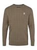 VINSON Pullover VMGrant in Brown Melange