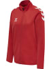 Hummel Hummel Zip Jacke Hmlcore Multisport Damen Atmungsaktiv Schnelltrocknend in TRUE RED