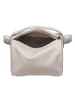 DuDu Up Umhängetasche Leder 19.5 cm in pearl grey