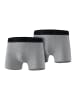 erima Boxershorts 2er Pack in grau melange