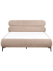 Beliani Doppelbett LESSAY in Beige/Schwarz - (W) 195 x (H) 103 x (L) 213 cm