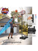 tectake Basketballanlage Dirk, Korbhöhe 230 - 305 cm, mit Ball & Pumpe