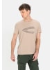 Camel Active T-Shirt mit Print aus nachhaltigem Organic Cotton in Braun