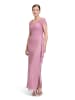Vera Mont Abendkleid im Glitzer-Look in Rosé/Silver