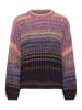 Pulz PZNATASCHA PULLOVER Regular fit in DARK MULTI COLOR