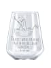 Mr. & Mrs. Panda Glas Rotwein Pinguin Angelboot mit Spruch in Transparent
