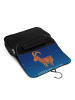 Mr. & Mrs. Panda Waschtasche Sternzeichen Steinbock mit Spruch in Sternenhimmel Blau