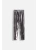 Coccodrillo Leggings mit langem Hosenbein in silbern