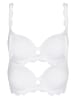 Nina von C. 2er Pack Dirndl BH in Weiss Weiss