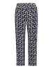Betty Barclay Schlupfhose mit Eingrifftaschen in Dark Blue/Brown