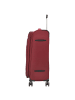 D&N Travel Line 9504 - 4-Rollen-Trolley M 67 cm erw. (dark red) in dark red