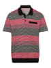 Sieh an! Poloshirt in rot-geringelt