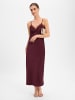 Marie Lund Satinkleid in aubergine - 0002