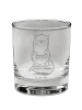Mr. & Mrs. Panda Trinkglas Roter Panda ohne Spruch in Transparent