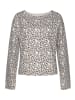 LASCANA Sweatshirt in beige-schwarz