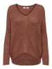 JDY Strickpullover in Russet