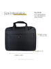 Bag Street Notebooktasche Polyester schwarz ca. 38cm