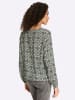 Heine Druck-Bluse in khaki-sand-bedruckt