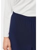 GOLDNER Bequeme Slinky-Hose mit Schlupfbund in mitternachtsblau