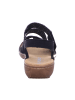 rieker Keilsandaletten in schwarz/black