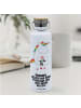 Mr. & Mrs. Panda Thermo-Trinkflasche Einhorn Traurig mit Spruch in Weiß
