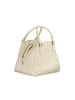 Valentino by Mario Valentino Weiße Polyurethan-Tasche mit Griffen und Schulterriemen