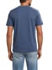 Mustang T-Shirt Basic Print Tee in Blau