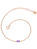 Glanzstücke München Armband Sterling Silber roségold Zirkonia lila in roségold