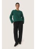 Soaked in Luxury Strickpullover SLSpina Baggy fit in Rain Forest