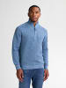Petrol Industries Pull Zippé Demi-Zip en Maille Nashville in Blau