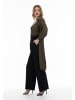 faina Damen Cardigan Mit Effektgarn in Schwarz Gold