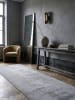 KADIMA DESIGN Teppich Kurzflor Uni rutschhemmend pflegeleicht Wohnzimmer Flur in Grau