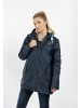 ICEBOUND Damen Regenjacke Mit Teddyfutter in Marine