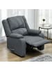 HOMCOM Relaxsessel-87L x 96B x 98H cm-Dunkelgrau