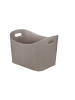 relaxdays Holzkorb in Dunkelgrau - (B)53,5 x (H)36 x (T)41 cm