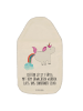 Mr. & Mrs. Panda Wärmflasche Einhorn Pupsen mit Spruch in Weiß